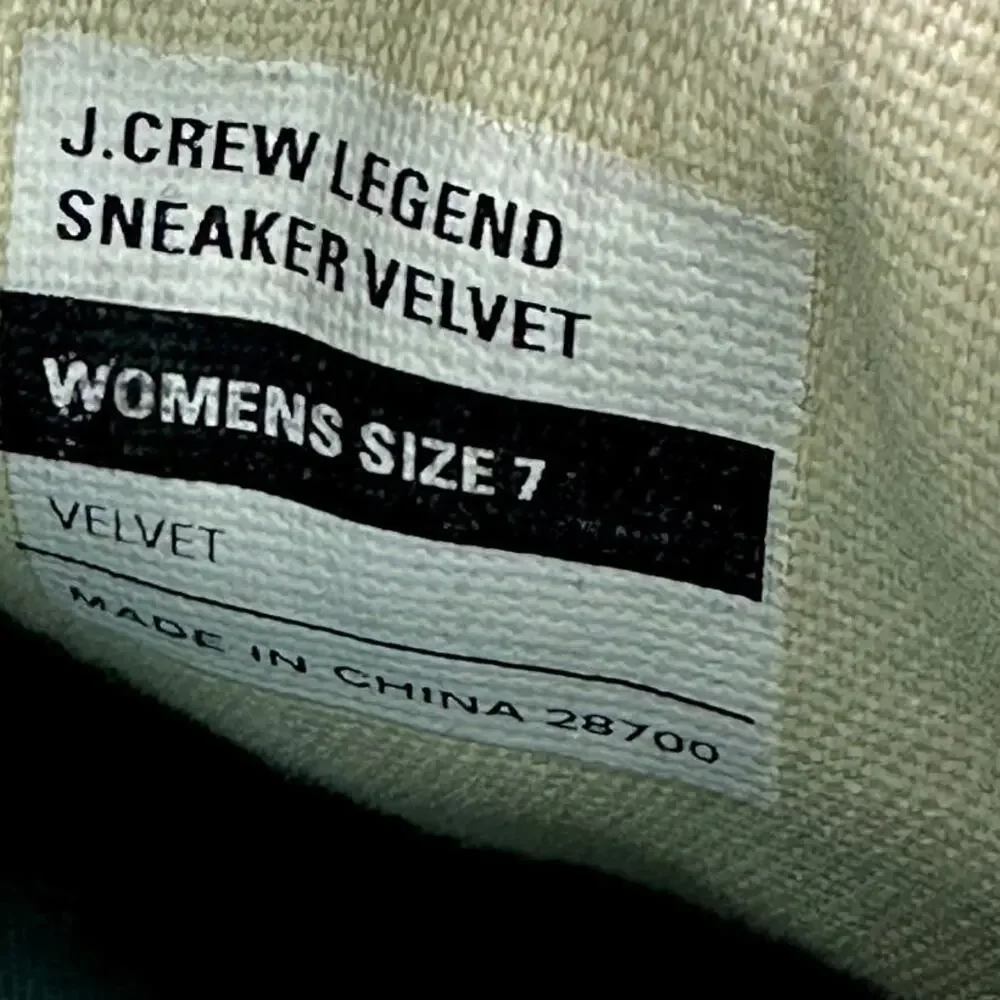 J. Crew Seavees Legend Velvet Sneakers Lace Up Platform Black Leopard 7